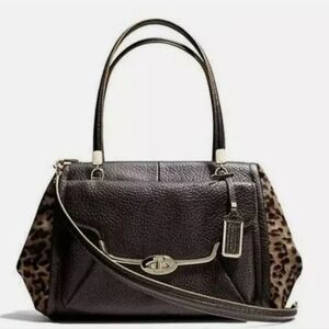 NWOT COACH Madison Madeline East West Satchel Leather Handbag
